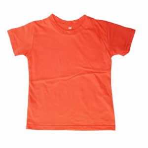 x T-shirt Short Sleeve Orange